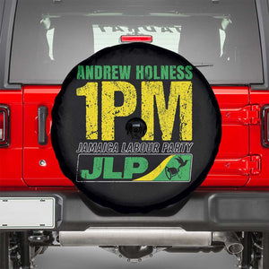 1PM Jamaica Andrew Holness Spare Tire Cover Jamaica Labour Party JPL Supporter TS11 Black Print Your Wear