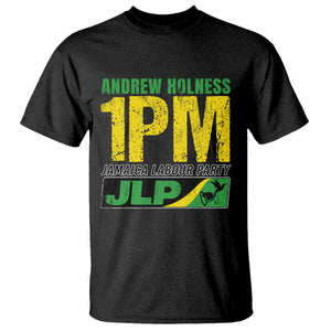 1PM Jamaica Andrew Holness T Shirt Jamaica Labour Party JPL Supporter TS11 Black Print Your Wear