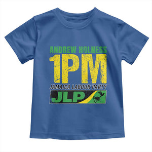 1PM Jamaica Andrew Holness Toddler T Shirt Jamaica Labour Party JPL Supporter TS11 Royal Blue Print Your Wear