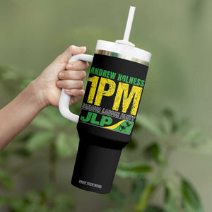 1PM Jamaica Andrew Holness Tumbler With Handle Jamaica Labour Party JPL Supporter TS11 Print Your Wear