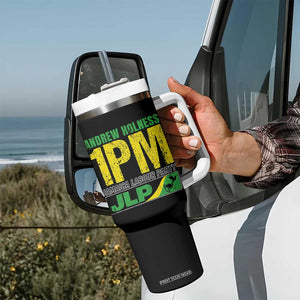 1PM Jamaica Andrew Holness Tumbler With Handle Jamaica Labour Party JPL Supporter TS11 Print Your Wear