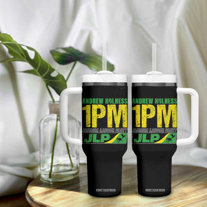 1PM Jamaica Andrew Holness Tumbler With Handle Jamaica Labour Party JPL Supporter TS11 Print Your Wear