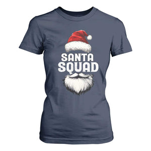Funny Christmas T Shirt For Women Santa Squad Xmas Team Family Matching TS11 Navy Print Your Wear