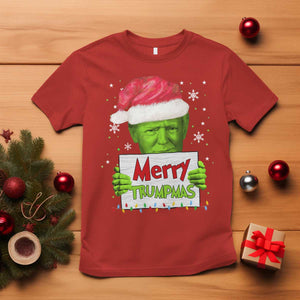 Funny Trump Christmas T Shirt Merry Trumpmas Santa Trump TS11 Red Print Your Wear