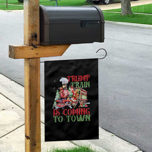 Trump Christmas Garden Flag Trump Train Is Coming To Town Xmas TS11 Print Your Wear