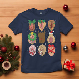 Funny Naughty Christmas Dirty Xmas Adult Humor T Shirt TS11 Navy Print Your Wear