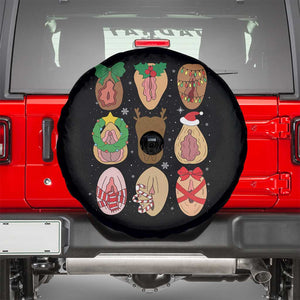 Funny Naughty Christmas Dirty Xmas Adult Humor Spare Tire Cover TS11 Black Print Your Wear
