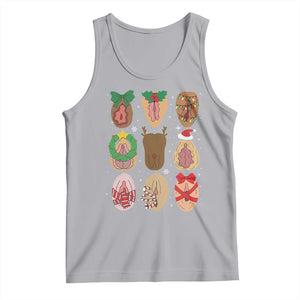 Funny Naughty Christmas Dirty Xmas Adult Humor Tank Top TS11 Athletic Heather Print Your Wear