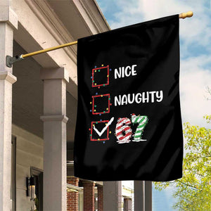 Funny Nice Naughty 67 Garden Flag Christmas Six Seven Meme Brainrot TS11 Print Your Wear
