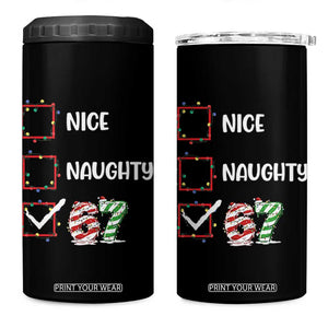 Funny Nice Naughty 67 4 in 1 Can Cooler Tumbler Christmas Six Seven Meme Brainrot TS11 One Size: 16 oz Black Print Your Wear