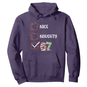 Funny Nice Naughty 67 Hoodie Christmas Six Seven Meme Brainrot TS11 Purple Print Your Wear