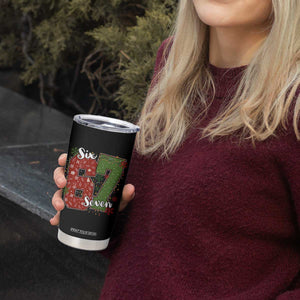67 Christmas Tumbler Cup Funny Six Seven Meme Gen Alpha Slang Snowflake TS11 Print Your Wear