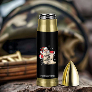 Funny 67 Christmas Bullet Tumbler Naughty List Kids Who Say Six Seven Santa TS11 Print Your Wear