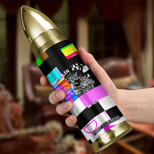 Funny Cowboy Raccoon Rollin Into 2026 Bullet Tumbler New Year Dumpster Fire 2026 Rodeo TS11 Print Your Wear