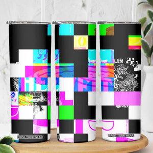 Funny Cowboy Raccoon Rollin Into 2026 Skinny Tumbler New Year Dumpster Fire 2026 Rodeo TS11 Print Your Wear