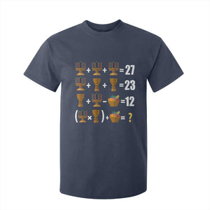 Funny 67 Kwanzaa Math T Shirt For Kid Six Seven Meme Kinara Candles African American Christmas TS11 Navy Print Your Wear
