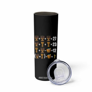 Funny 67 Kwanzaa Math Skinny Tumbler Six Seven Meme Kinara Candles African American Christmas TS11 Print Your Wear