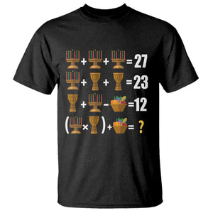 Funny 67 Kwanzaa Math T Shirt Six Seven Meme Kinara Candles African American Christmas TS11 Black Print Your Wear