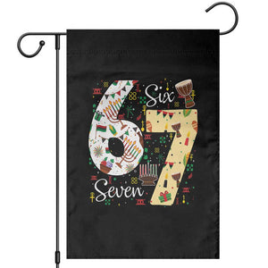 Funny 67 Kwanzaa Garden Flag Six Seven Meme Kinara Candles African American Christmas TS11 Black Print Your Wear