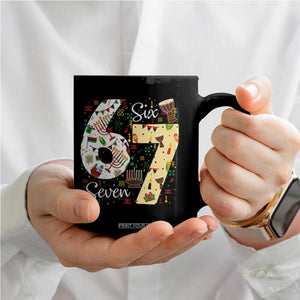 Funny 67 Kwanzaa Coffee Mug Six Seven Meme Kinara Candles African American Christmas TS11 Print Your Wear