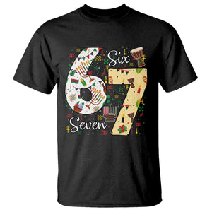 Funny 67 Kwanzaa T Shirt Six Seven Meme Kinara Candles African American Christmas TS11 Black Print Your Wear