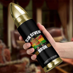 Funny 67 Kwanzaa Bullet Tumbler Six Seven Bruh Dabbing African Heritage TS11 Print Your Wear