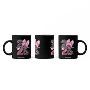 Happy New Year 2026 Coffee Mug Hello 2026 Disco Ball Pink Coquette Bow Faux Glitter TS11 Print Your Wear