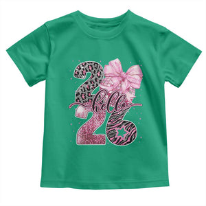 Happy New Year 2026 Toddler T Shirt Hello 2026 Disco Ball Pink Coquette Bow Faux Glitter TS11 Irish Green Print Your Wear