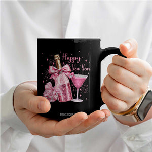 Happy New Year 2026 New Years Eve Party Coffee Mug Pink Cocktail Disco Ball TS11 Print Your Wear