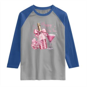 Happy New Year 2026 New Years Eve Party Raglan Shirt Pink Cocktail Disco Ball TS11 Sport Gray Royal Print Your Wear