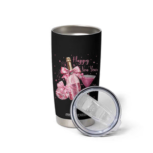 Happy New Year 2026 New Years Eve Party Tumbler Cup Pink Cocktail Disco Ball TS11 Print Your Wear