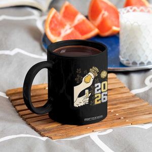 Funny New Years Eve Silly Goose 2026 Coffee Mug New Year Party TS11 Print Your Wear