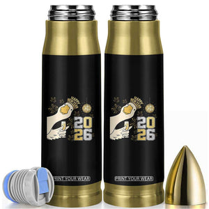 Funny New Years Eve Silly Goose 2026 Bullet Tumbler New Year Party TS11 Black Print Your Wear