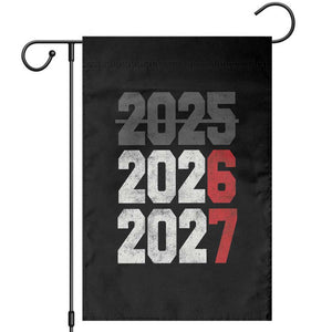 Funny 67 New Year Garden Flag Happy New Year 2026 2027 Sports Jersey Number TS11 Black Print Your Wear