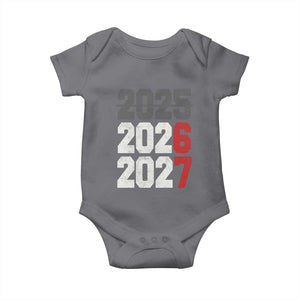 Funny 67 New Year Baby Onesie Happy New Year 2026 2027 Sports Jersey Number TS11 Charcoal Print Your Wear