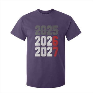 Funny 67 New Year T Shirt For Kid Happy New Year 2026 2027 Sports Jersey Number TS11 Purple Print Your Wear