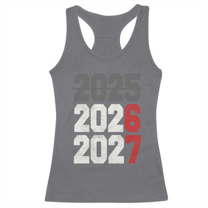 Funny 67 New Year Racerback Tank Top Happy New Year 2026 2027 Sports Jersey Number TS11 Charcoal Print Your Wear