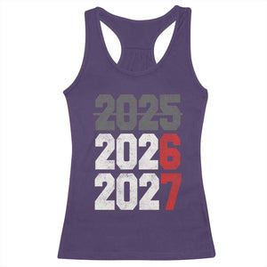 Funny 67 New Year Racerback Tank Top Happy New Year 2026 2027 Sports Jersey Number TS11 Purple Print Your Wear