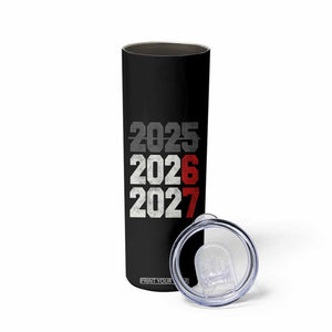 Funny 67 New Year Skinny Tumbler Happy New Year 2026 2027 Sports Jersey Number TS11 Print Your Wear