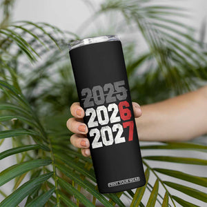Funny 67 New Year Skinny Tumbler Happy New Year 2026 2027 Sports Jersey Number TS11 Print Your Wear