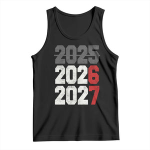 Funny 67 New Year Tank Top Happy New Year 2026 2027 Sports Jersey Number TS11 Black Print Your Wear