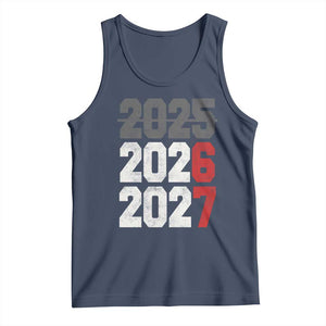 Funny 67 New Year Tank Top Happy New Year 2026 2027 Sports Jersey Number TS11 Navy Print Your Wear