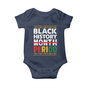 Funny Black History Period Baby Onesie Pride African TS11 Navy Print Your Wear