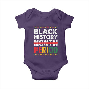 Funny Black History Period Baby Onesie Pride African TS11 Purple Print Your Wear