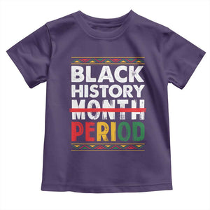 Funny Black History Period Toddler T Shirt Pride African TS11 Purple Print Your Wear