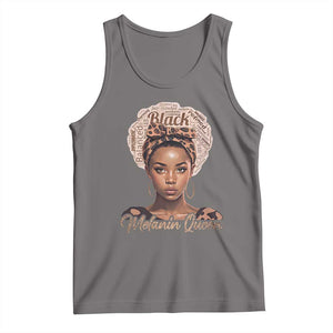 Melanin Queen Tank Top Proud African American Black Pride TS11 Deep Heather Print Your Wear