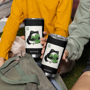 Funny Grumpy Frog Japanese St Patricks Day Tumbler Cup TS11 Print Your Wear