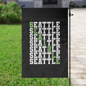 Seattle Fan 12 Athletic Number Garden Flag City Football Game Day TS11 Print Your Wear