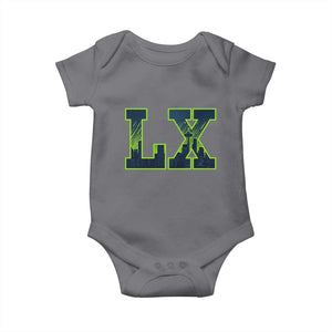 Seattle LX Game Day Washington Space Needle Skyline Baby Onesie TS11 Charcoal Print Your Wear