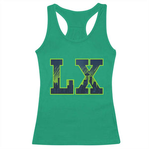 Seattle LX Game Day Washington Space Needle Skyline Racerback Tank Top TS11 Irish Green Print Your Wear